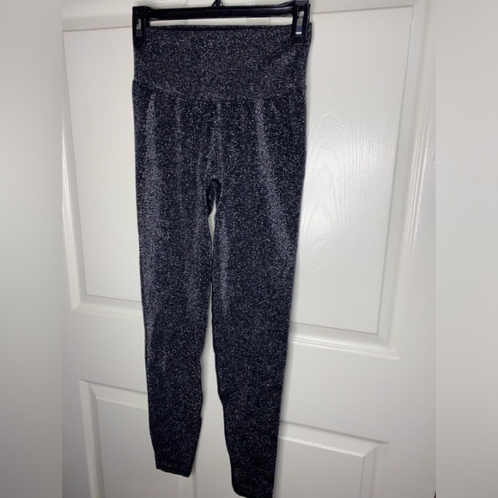 PINK Victoria's Secret Black Sparkle Leggings, Glitter, Glitter, Shine On